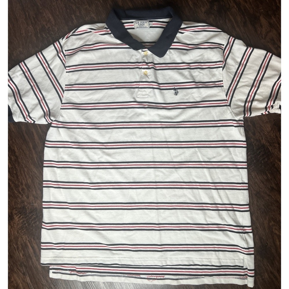 U.S. Polo Assn Striped Polo Shirt‎ Short Sleeve Classic Casual